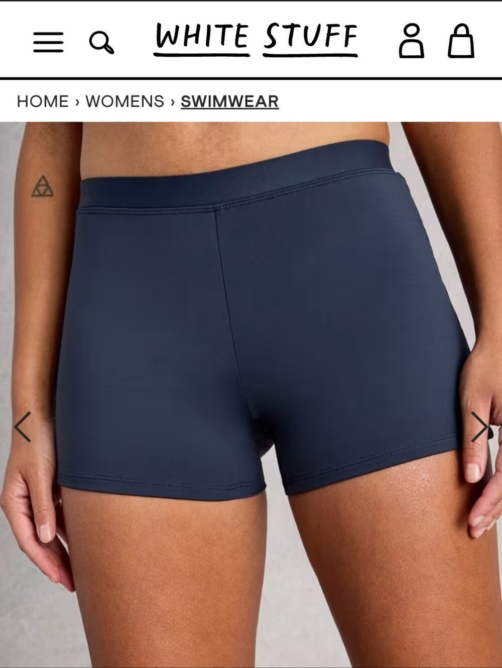White Stuff Bay Swim Short- Navy